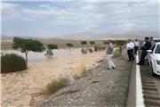 سیل به آرامستان کرمان رسید