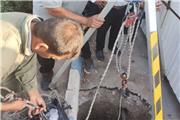سقوط بانوی کرمانی به داخل چاه