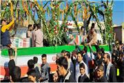 تشییع باشکوه پیکر پسرعموهای شهید در نَرماشیر کرمان
