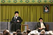 رهبر انقلاب: تشکر واقعی از ملت ادامه تلاش بی‌وقفه مسئولان برای حل مشکلات است