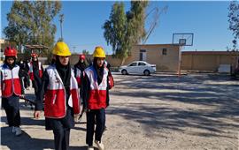 برگزاری مانور زلزله در فهرج + گزارش تصویری