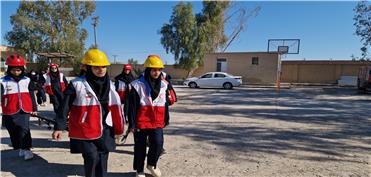 برگزاری مانور زلزله در فهرج + گزارش تصویری