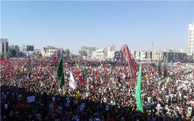 حضور میهمانان خارجی در مراسم تشییع پیکر سپهبد شهید قاسم سلیمانی