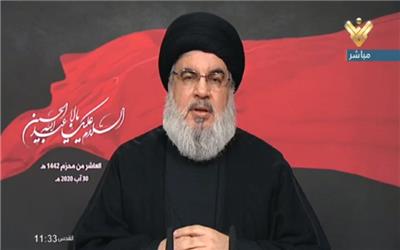 سید حسن نصرالله: هرگونه عادی‌سازی روابط با اسرائیل را محکوم می‌کنیم/ آمریکا نماد باطل است