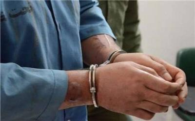 سارق مسلح فراری در بم دستگیر شد