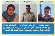 کرمانی‌ها با 3 فرزند غیورشان در ناجا خداحافظی می‌کنند