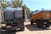 قاچاق سوخت زیر بطری های آب معدنی در شرق کرمان