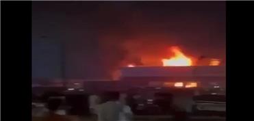 وقوع آتش‌سوزی در یک عروسی در عراق، 114 کشته و 200 زخمی برجای گذاشت + عکس