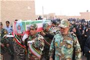پیکر سربازان جانباخته حادثه پادگان کرمان در رفسنجان و زرند تشییع شدند+ تصاویر
